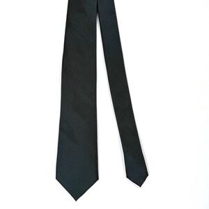 Suitsupply DARK GREEN 3" Textured Silk Tie Solid Herringbone Weave Necktie